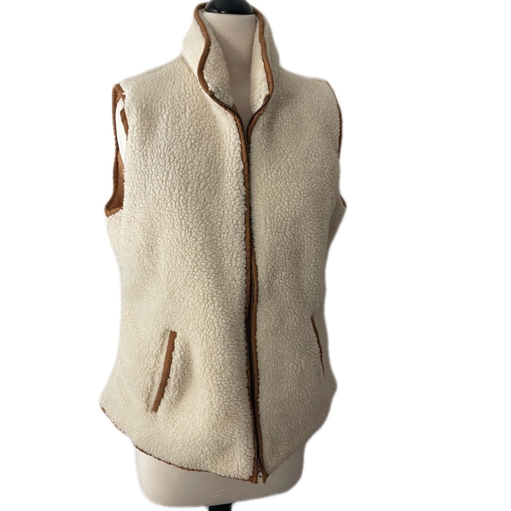 Old Navy Sherpa Like Jacket Vest size Large